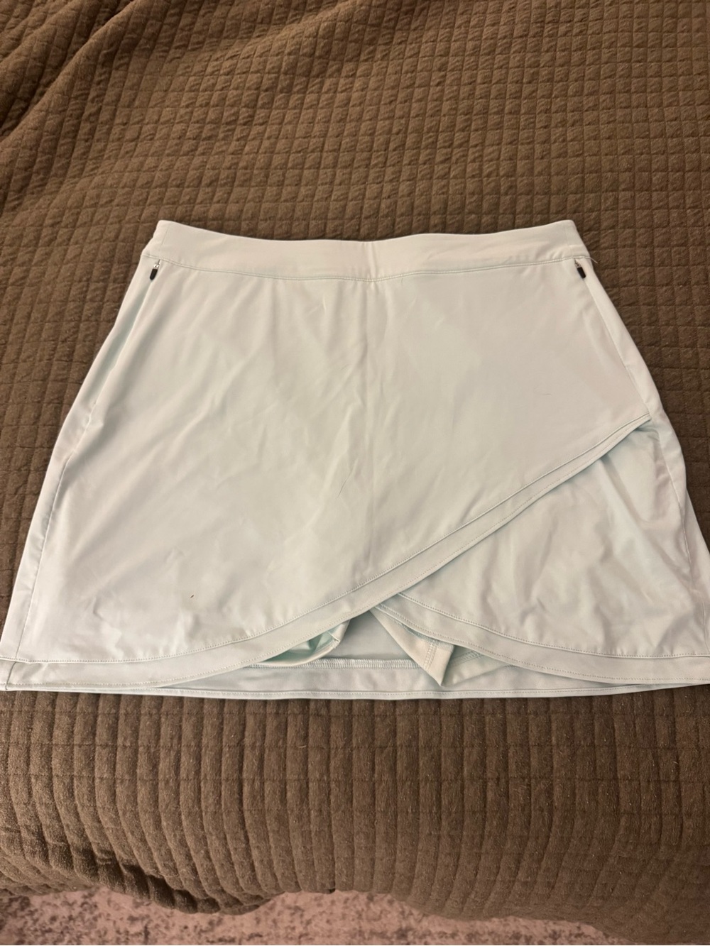 Peter Millar Women’s Light Mint Athletic Skort with Overlap Front